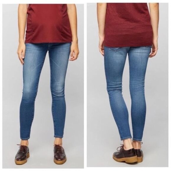 Adriano Goldschmied AG Maternity The Legging Ankle Jeans 18Y NWT Size 29 A3 - Picture 3 of 11